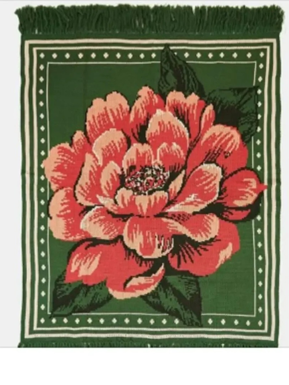 NEW Farm Rio Knit Chita Flower Blanket Floral Cottagecore Multicolor Throw
